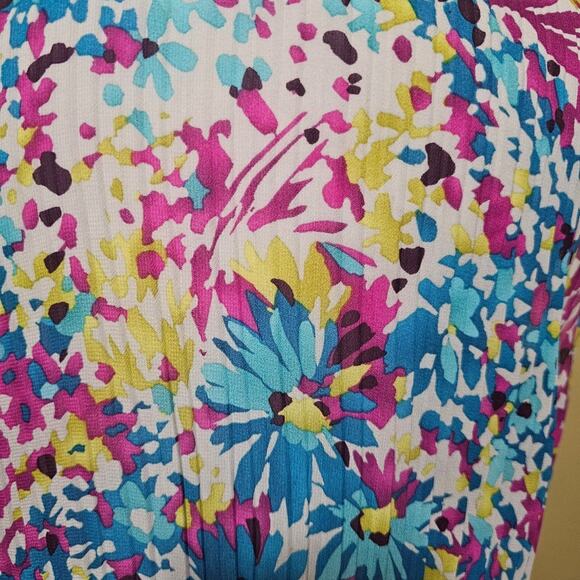 Fashion Bug Sleeveless Button Up Blouse Vintage Lightweight Women's Size Large - Picture 7 of 10